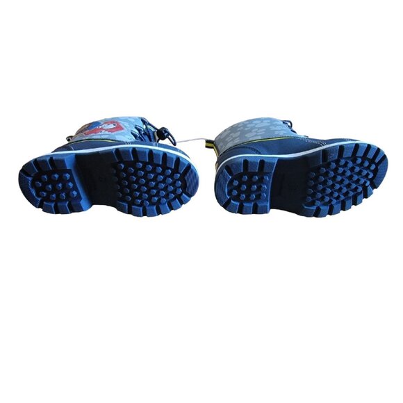 Paw Patrol Blue Winter Boots Size 7 Waterproof Toddler Shoes - Picture 5 of 6